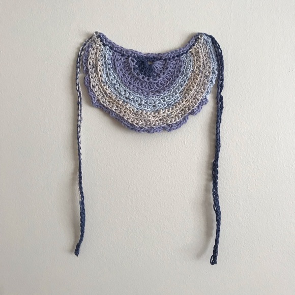 Crochet Bib Handmade - Picture 3 of 4